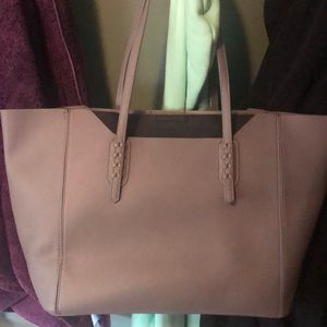 Grey & black large tote